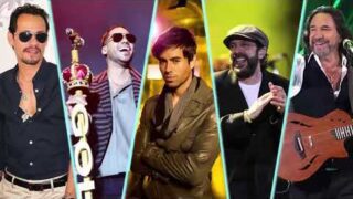 Marc Anthony, Enrique Iglesias, Romeo Santos, Marco Antonio, Juan Luis Guerra Exitos románticos